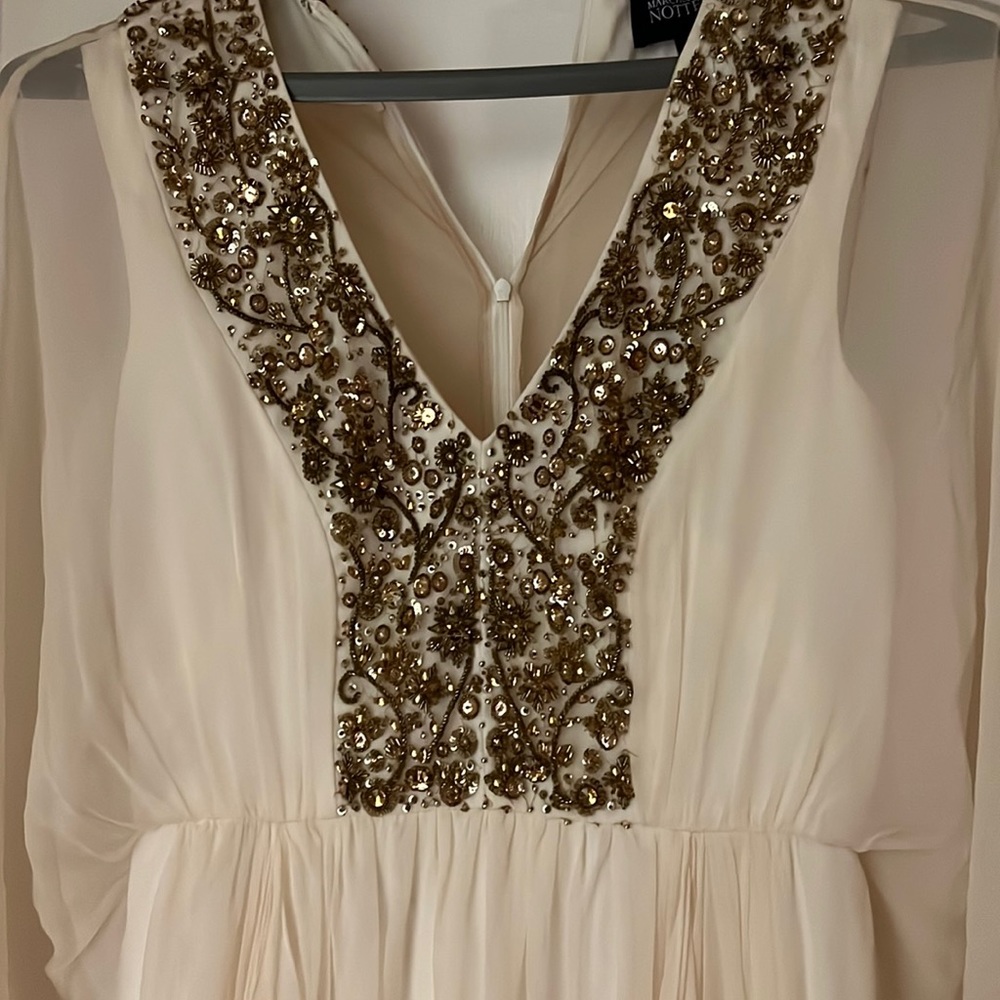 Marchesa NOTTE stunning beaded gown NWT!
